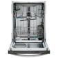 Frigidaire Gallery 3 Piece Kitchen Package with 25.6 Cu. Ft. 36" Standard Depth Side-by-Side Refrigerator, 30" Front Control Electric Range with Total Convection, 24" Built-In Bar Handle Dishwasher with CleanBoost in Stainless Steel, , large