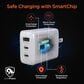 Hypercel SpeedBoost 45W PD Wall Charger with 6ft USB-C Cable in White, , large