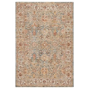 Nourison Sahar SHR03 7"10" x 10"4" Blue Area Rug, , large
