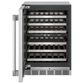 Thermador 24" Glass Door Wine Cooler with Professional Handle Left Hinge in Stainless Steel, , large