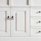 James Martin Vanities Brookfield 48" Single Bathroom Vanity in Bright White with 3 cm Eternal Jasmine Pearl Quartz Top and Rectangle Sink, , large