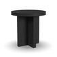 Flexsteel Waterfall Round End Table in Ebony, , large