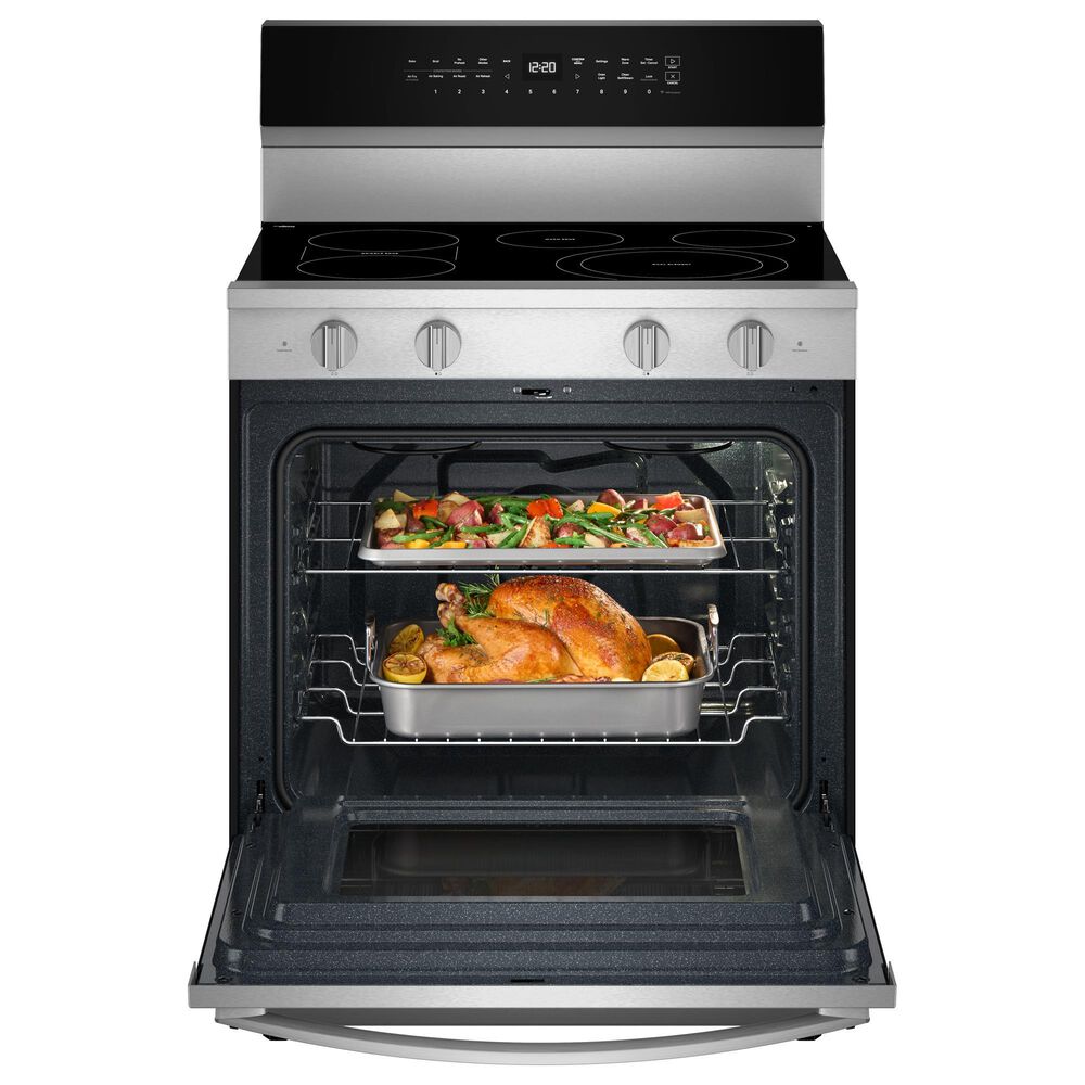 Whirlpool 30&quot; Smart Electric Range in Stainless Steel, , large