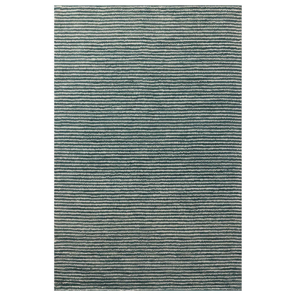 Loloi Sunday 5" x 7"6" Ocean and Ivory Area Rug, , large