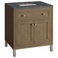 James Martin Vanities Chicago 30" Single Bathroom Vanity in Whitewashed Walnut with 3 cm Parisien Bleu Quartz Top and Rectangular Sink, , large