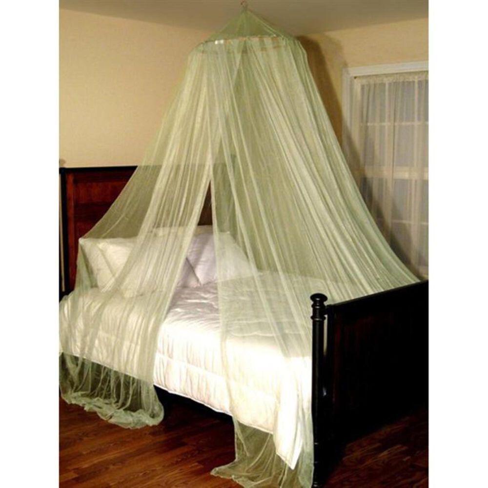 Epoch Hometex Oasis Round Bed Canopy in Sage, , large