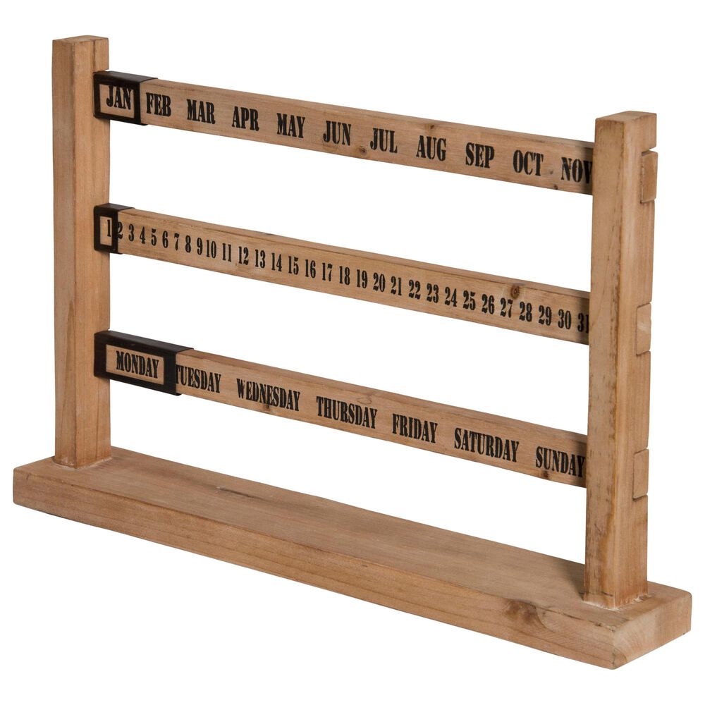 VIP Home and Garden American Mercantile Sliding Calendar, , large