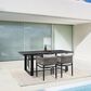 Blue River Felicia 5-Piece Patio Dining Table Set in Black, , large