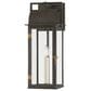 Troy Lighting Bohen 8" 1-Light Exterior Wall Sconce in French Iron and Patina Brass, , large