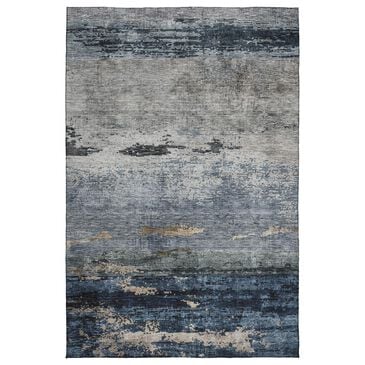 37B Nouveau NV3 8" x 10" Navy Indoor/Outdoor Area Rug, , large