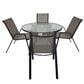 Redline Creation Inc. 45in Round Table in Matte Black, , large