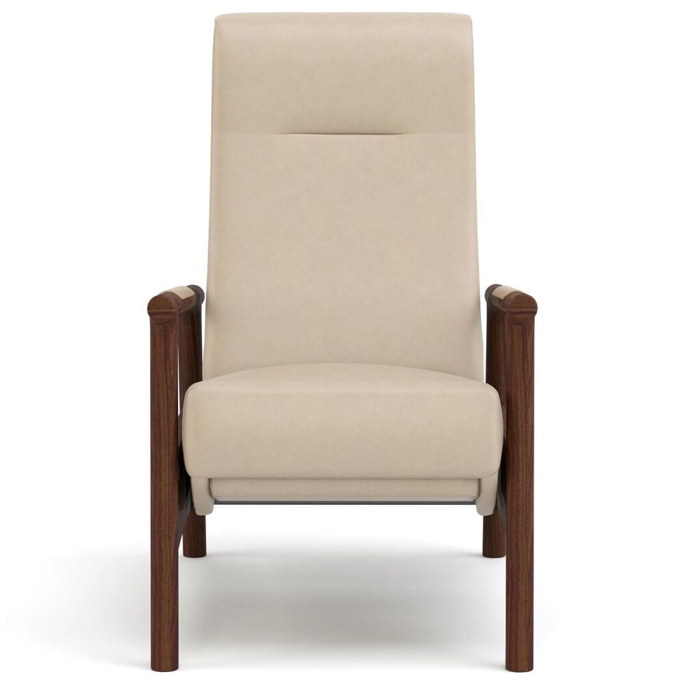 Stickley Furniture Walnut Grove Manual Recliner in Morganton Flax, , large