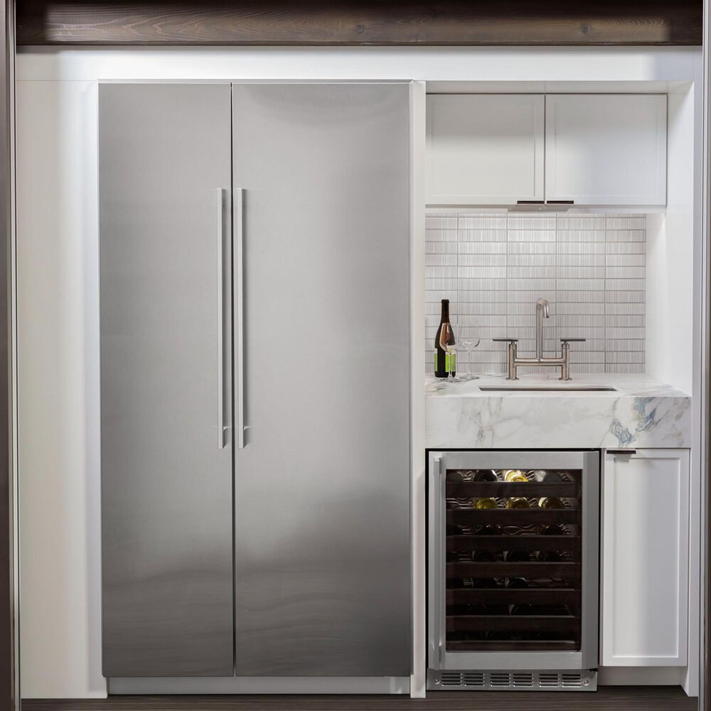 Monogram 24&quot; Integrated Column Refrigerator with Reversible Door - Panel Sold Separately, , large