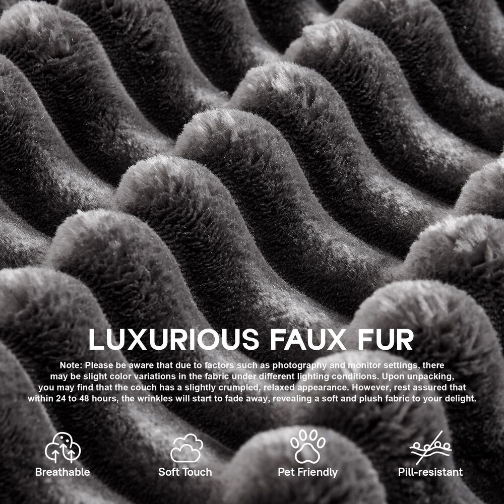 HOMLUX 108" Modular Sofa Set in Gray, , large