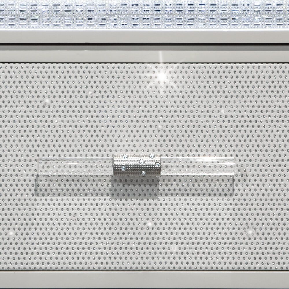 Davis International Carmelita 5-Drawer LED Light Chest in White, , large