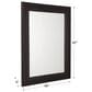 Ashley Balintmore Accent Mirror in Dark Brown, , large