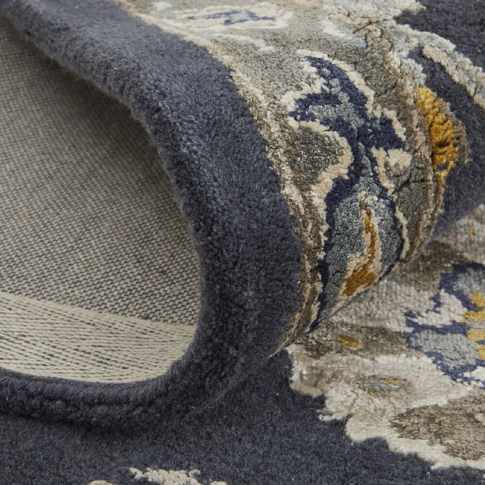 Feizy Prescott 5&#39; x 8&#39; Navy and Gray Area Rug, , large