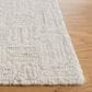 Safavieh Micro-Loop 5" x 8" Light Grey and Ivory Area Rug, , large
