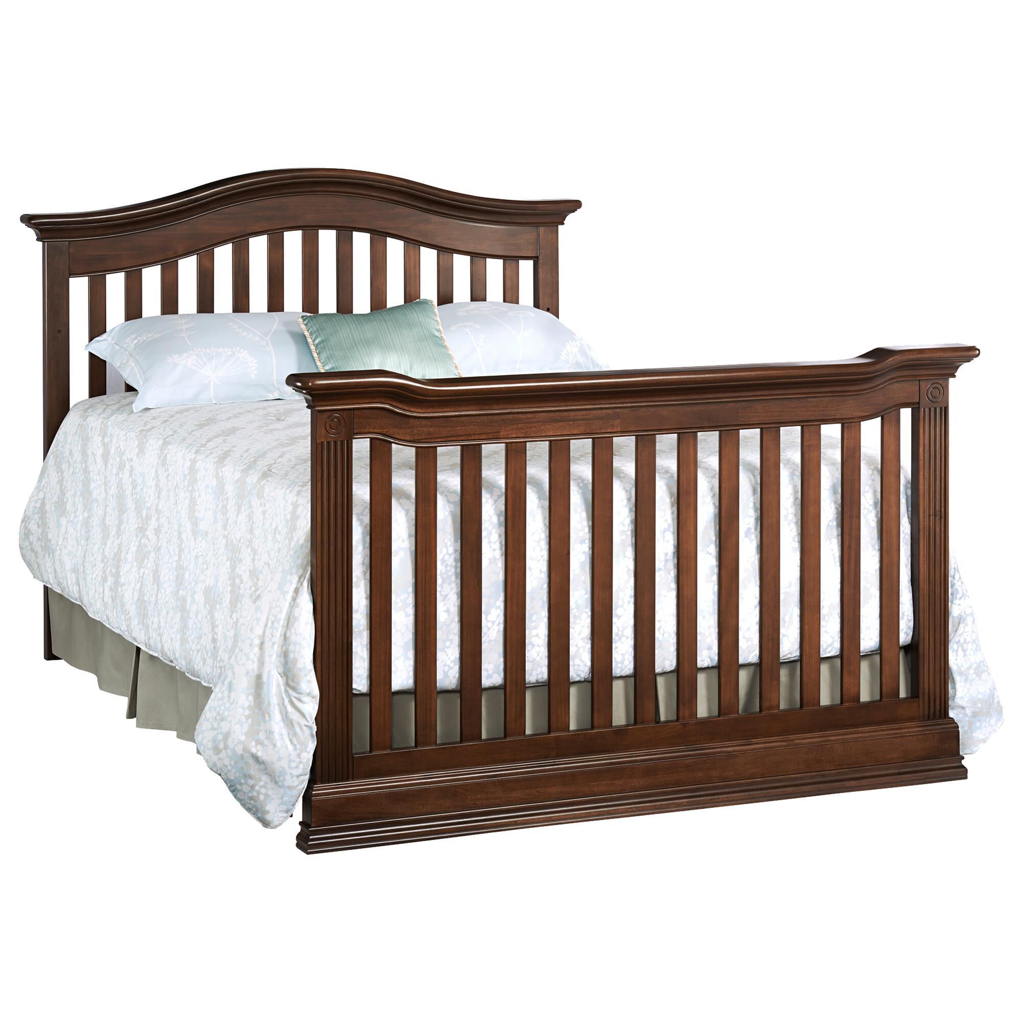 Baby Cache Montana 4 In 1 Lifetime Convertible Crib in Brown Sugar NFM