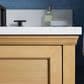 Kohler Charlemont 72" Double Bathroom Vanity in Light Oak with 3 cm White Quartz Top and Rectangular Sinks, , large