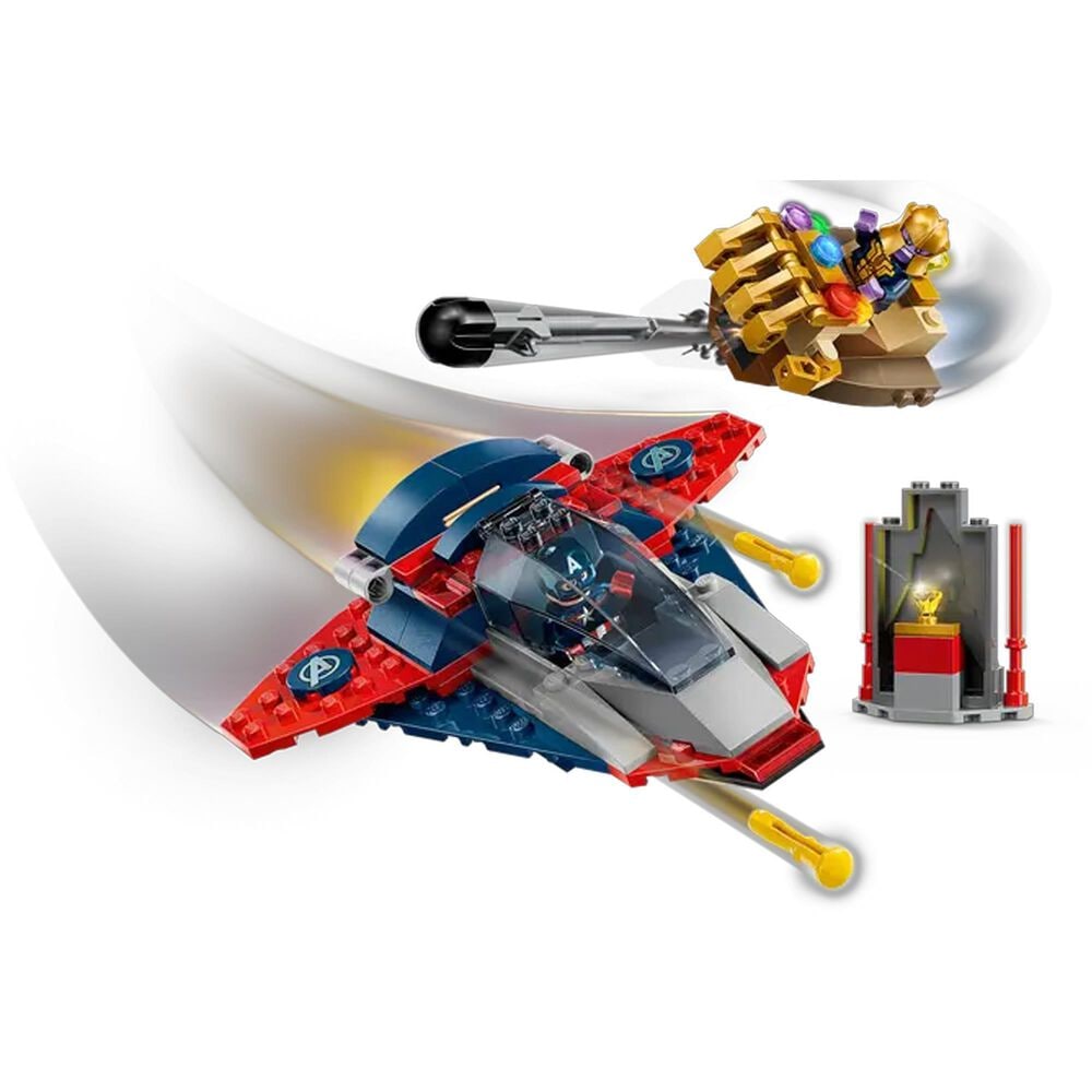 LEGO Marvel Captain America and Thanos Building Set, , large