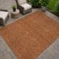 Dalyn Rug Company Soft Essentials Solid Paprika 10" x 14" Area Rug, , large