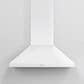 Fisher & Paykel 36" Classic Wall Hood with Pyramid Chimney in White, , large