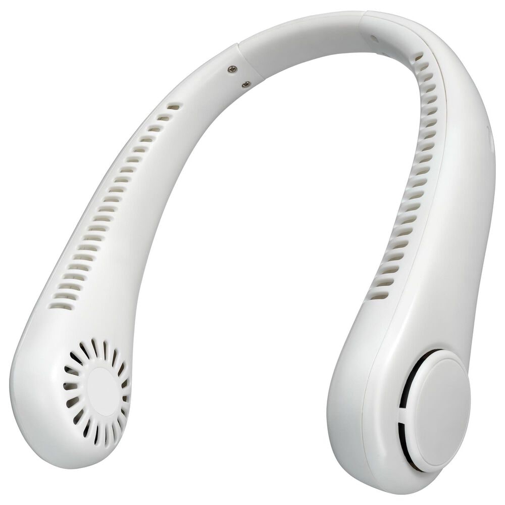 GPX Portable Neck Fan in White, , large