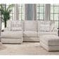 Moore Furniture Nash Reversible Sofa with Chaise in Tidal Sand, , large
