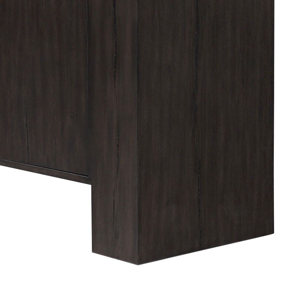 Four Hands Fisher 6-Shelf Bookcase in Smoked Black, , large