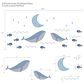 Lambs and Ivy Bubbles and Squirt 32" x 68" Aquatic Under Sea Wall Decals in Blue, , large