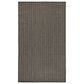 Nourison Horizon HOZ02 Charcoal 3" x 5" Indoor/Outdoor Area Rug, , large
