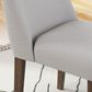 Ashley Lyncott Dining Chair with Gray Cushion in Medium Brown, , large