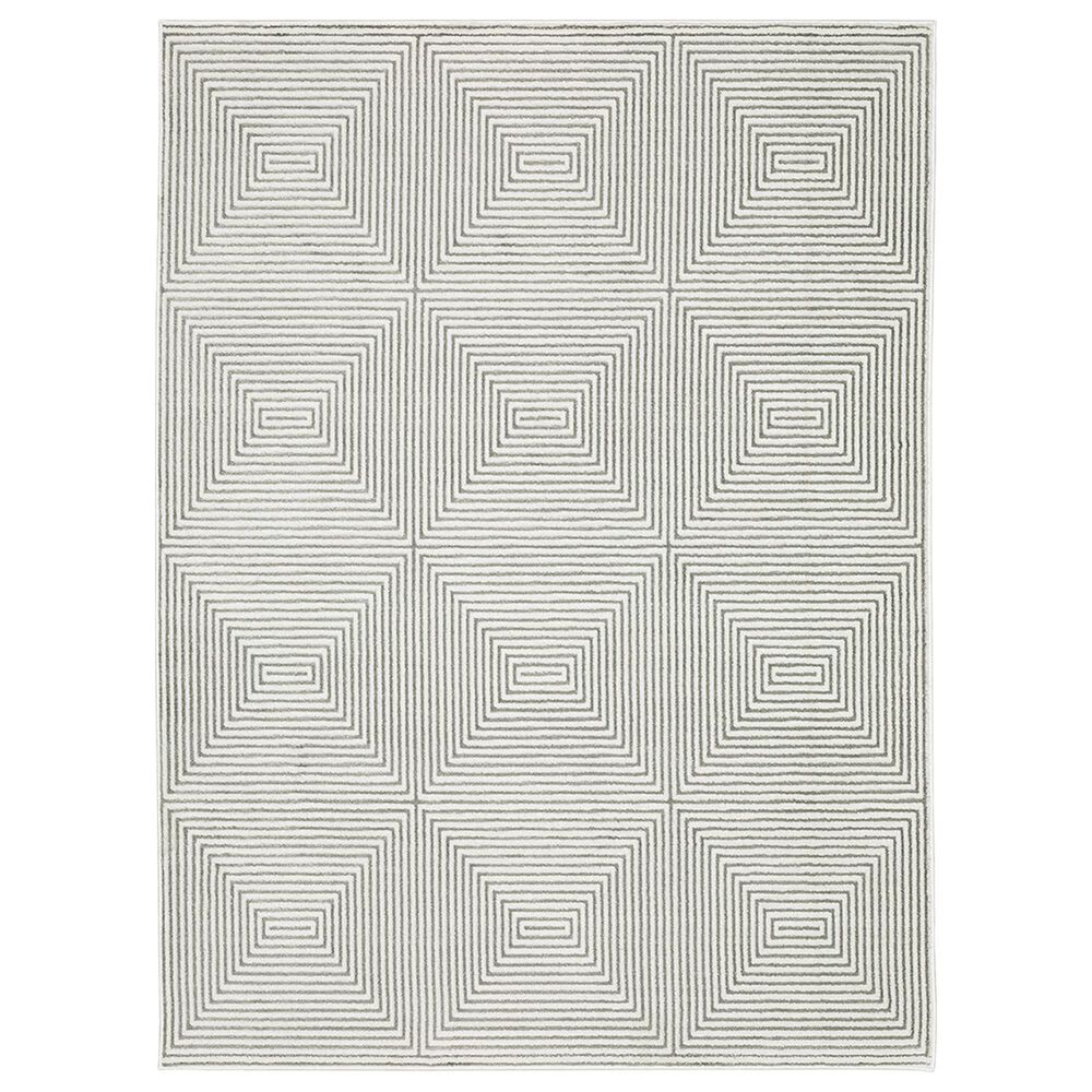Oriental Weavers Montecito Illusion 2"3" x 7"6" Gray Runner, , large