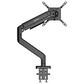 Manhattan Mechanical Spring Single Monitor Desk Mount in Black, , large