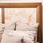 Vista Haus Portrait Queen Panel Bed with LED Lights in Sienna Brown and Creamy Peach, , large