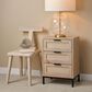 Splendor Living Oakton 3-Drawer Side Table in Natural and Black, , large