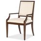 Hooker Furniture Archives Arm Chair with Curate Wheat Upholstered in Classic Walnut, , large