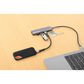 Manhattan USB-C PD 5-In-1 HDMI 4K Docking Station/Multiport Hub in Space Gray, , large