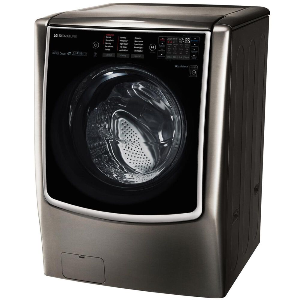 LG 5.8 Cu Ft. Mega Capacity Washer in Black Stainless Steel, , large