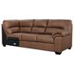 Ashley WillowBend 3-Piece Sectional with RAF Sofa in Caramel, , large