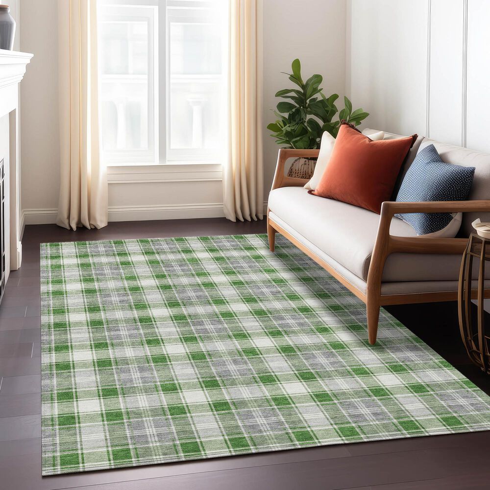 Dalyn Rug Company Wonderland WN25 3&#39; x 5&#39; Green Indoor/Outdoor Area Rug, , large