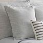 Ann Gish Macau 24" x 24" Square Throw Pillow in Granite, , large