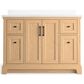 Kohler Charlemont 48" Single Bathroom Vanity in Light Oak with 3 cm White Quartz Top and Rectangular Sink, , large