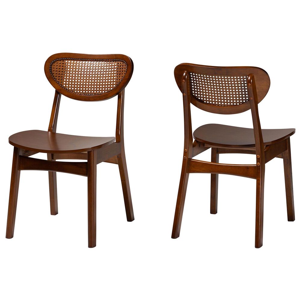 Baxton Studio Hesper Side Chair in Walnut Brown (Set of 2), , large