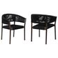 Blue River Doris Patio Dining Chair in Dark Eucalyptus and Black (Set of 2), , large
