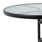 Flash Furniture Nantucket 6-Piece Patio Garden Set in Black, , large