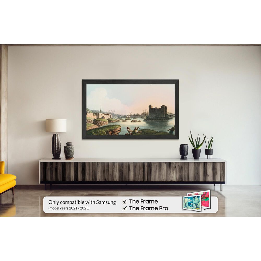 Deco TV Frames Slim 32" Frame Bezel for Samsung the Frame TV in Museum Espresso, , large