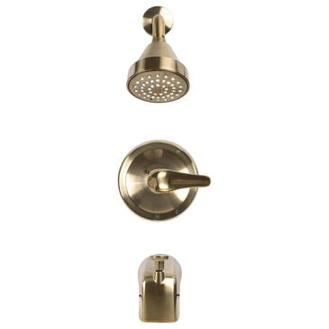 MS International 1-Handle 1-Spray Tub and Shower Faucet with Pressure Balance Valve in Matte Gold, , large