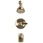 MS International 1-Handle 1-Spray Tub and Shower Faucet with Pressure Balance Valve in Matte Gold, , large